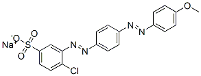 CAS#: 68959-30-8， 4-Chloro-3-[[4-[(4-Methoxyphenyl)Azo]Phenyl]Azo]Benzenesulfonic Acid Sodium Salt