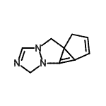 CAS 登录号：69043-00-1， 1H,5H-环戊二烯并[1',3']环丙并[1',2':4,5]吡唑并[1,2-a][1,2,4]三唑
