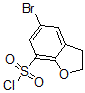 结构式 CAS# 690632-00-9, 5-溴-2,3-二氢-7-苯并呋喃磺酰氯