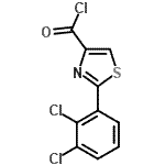 CAS 登录号：690632-74-7， 2-(2,3-二氯苯基)-1,3-噻唑-4-甲酰氯