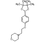 structure of CAS# 690636-28-3, 4-{2-[4-(4,4,5,5-Tetramethyl-1,3,2-dioxaborolan-2-yl)phenoxy]ethyl}morpholine;1-(2-morp<wbr>holin-4-y<wbr>lethoxy)-<wbr>4-(4,4,5,<wbr>5-tetrame<wbr>thyl(1,3,<wbr>2-dioxabo<wbr>rolan-2-y<wbr>l))ben ze<wbr>ne;1-(2-morp<wbr>holin-4-y<wbr>lethoxy)-<wbr>4-(4,4,5,<wbr>5-tetrame<wbr>thyl(1,3,<wbr>2-dioxabo<wbr>rolan-2-y<wbr>l))benzene;2-{4-[2-(<wbr>Morpholin<wbr>-4-yl)eth<wbr>oxy]pheny<wbr>l}-4,4,5,<wbr>5-tetrame<wbr>thyl-1,3,<wbr>2-dioxabo<wbr>rolane