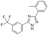 CAS 登录号：69095-77-8， 3-(邻甲苯基)-5-(alpha,alpha,alpha-三氟间甲苯基)-1H-1,2,4-三唑