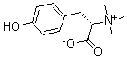 CAS 登录号：69168-08-7， (alphaS)-alpha-羧基-4-羟基-N,N,N-三甲基-苯乙铵内盐