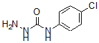 结构式 CAS# 69194-89-4, N-(4-氯苯基)-氨基甲酰肼