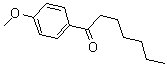 结构式 CAS# 69287-13-4, 1-(4-甲氧基苯基)-1-庚酮