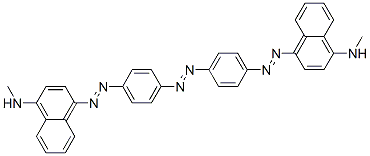 CAS#: 69293-81-8， 4,4'-[Azobis(4,1-Phenyleneazo)]Bis[N-Methyl-1-Naphthalenamine]