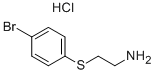 structure of CAS# 69326-62-1, 2-[(4-Bromophenyl)Thio]Ethanamine Hydrochloride;2-(4-Bromophenyl)Sulfanylethylammonium;2-[(4-Bromophenyl)Thio]Ethylammonium;Zinc01714514