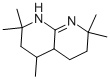 structure of CAS# 69340-58-5, 1,2,3,4,4a,5,6,7-Octahydro-2,2,4a,7,7-Pentamethylnaphthyridine;St073189;1,8-Naphthyridine, 1,2,3,4,4A,5,6,7-Octahydro-2,2,4A,7,7-Pentamethyl-;3,3,6,9,9-Pentamethyl-2,10-Diazabicyclo(4.4.0)Dec-1-Ene