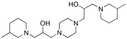 CAS#: 6936-29-4， 1-[4-[2-Hydroxy-3-(3-Methyl-1-Piperidyl)Propyl]Piperazin-1-Yl]-3-(3-Methyl-1-Piperidyl)Propan-2-Ol