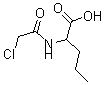 structure of CAS# 6940-47-2, N-(Chloroacetyl)-Norvaline;2-[(2-Chloro-1-Oxoethyl)Amino]Pentanoic Acid;2-[(2-Chloroacetyl)Amino]Valeric Acid;2-(2-Chloroethanoylamino)Pentanoic Acid