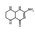 CAS 登录号：69441-31-2， 2-氨基-4a,5,6,7,8,8a-六氢-4(1H)-蝶啶酮