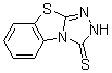 结构式 CAS# 6957-85-3, 1,2,4-三唑并[3,4-b]苯并噻唑-3(2H)-硫酮