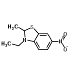 CAS 登录号：695810-73-2， 3-乙基-2-甲基-6-硝基-2,3-二氢-1,3-苯并噻唑