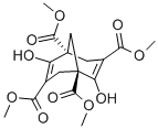 structure of CAS# 6966-22-9, Tetramethyl 2,6-Dihydroxybicyclo[3.3.1]Nona-2,6-Diene-1,3,5,7-Tetracarboxylate;2,6-Dioxobicyclo[3.3.1]Nonane-1,3,5,7-Tetracarboxylic Acid Tetramethyl Ester;2,6-Diketobicyclo[3.3.1]Nonane-1,3,5,7-Tetracarboxylic Acid Tetramethyl Ester;Divk1c_001239
