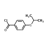 CAS#: 69708-37-8， 4-(Isopropylsulfanyl)benzoyl chloride