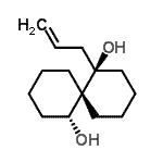 CAS 登录号：697286-72-9， (1R,6R,7R)-1-烯丙基螺[5.5]十一烷-1,7-二醇