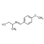 CAS 登录号：697763-69-2， 2-[(E)-(4-甲氧基苄亚基)氨基]-1-丙醇