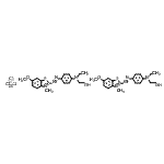 CAS 登录号：69852-41-1， 二(2-((4-(乙基(2-羟基乙基)氨基)苯基)偶氮)-6-甲氧基-3-甲基苯并噻唑鎓)四氯锌酸盐