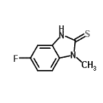 CAS#: 704-51-8， 5-Fluoro-1-methyl-1,3-dihydro-2H-benzimidazole-2-thione