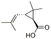 CAS 登录号：705-16-8， 反式-(±)-2,2-二甲基-3-(2-甲基丙-1-烯基)环丙烷羧酸