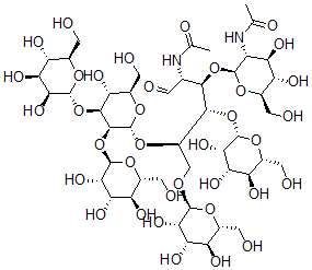 CAS 登录号：70573-04-5， 甘露糖基(5)-N-乙酰基(2)-葡萄糖