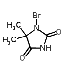CAS 登录号：7072-23-3， 1-溴-5,5-二甲基-2,4-咪唑烷二酮