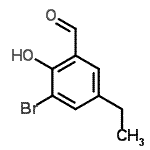 CAS 登录号：708209-58-9， 3-溴-5-乙基-2-羟基苯甲醛