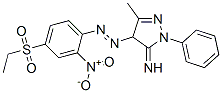 CAS 登录号：70833-53-3， 4-[[4-(乙基磺酰基)-2-硝基苯基]偶氮]-2,4-二氢-5-甲基-2-苯基-3H-吡唑-3-亚胺