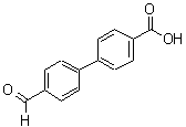 结构式 CAS# 70916-98-2, 4'-甲酰基-[1,1'-联苯]-4-羧酸