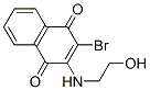 CAS 登录号：70979-67-8， 2-溴-3-[(2-羟基乙基)氨基]-1,4-萘醌