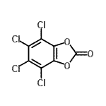 CAS 登录号：711-62-6， 4,5,6,7-四氯-1,3-苯并二氧戊环-2-酮