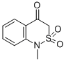 structure of CAS# 7117-31-9, 1-Methyl-1H-2,1-Benzothiazin-4(3H)-One 2,2-Dioxide;1-METHYL-1,2,3,4-TETRAHYDRO-2LAMBDA6,1-BENZOTHIAZINE-2,2,4-TRIONE;3,4-DIHYDRO-1-METHYL-2,2,4-TRIOXOBENZO(C)-2,1-THIAZINE;2,2-DIOXO-1-METHYL-2,1-BENZOTHIAZIN-4(3H)-ONE