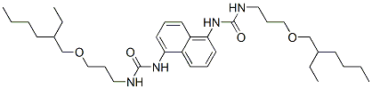 CAS 登录号：71216-01-8， N,N''-萘-1,5-二基二[N'-[3-[(2-乙基己基)氧基]丙基]脲]