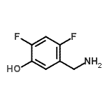 CAS 登录号：71288-97-6， 5-(氨基甲基)-2,4-二氟苯酚