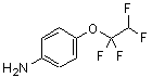 结构式 CAS# 713-62-2, 4-(1,1,2,2-四氟乙氧基)-苯胺