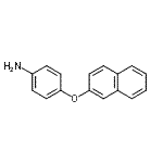 结构式 CAS# 71311-83-6, 4-(2-萘基氧基)苯胺
