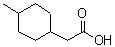 structure of CAS# 7132-93-6, (4-Methylcyclohexyl)acetic acid;(4-Methyl-cyclohexyl)-aceticacid;2-(4-methylcyclohexyl)acetic acid;4-(methylcyclohexyl)acetic acid