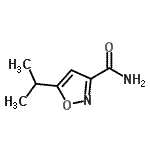 CAS 登录号：71433-23-3， 5-异丙基-1,2-恶唑-3-甲酰胺