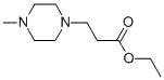 structure of CAS# 7148-05-2, 3-(4-Methyl-Piperazin-1-Yl)-Propionic Acid Ethyl Ester;3-(4-Methyl-1-Piperazinyl)Propanoic Acid Ethyl Ester;3-(4-Methylpiperazin-1-Yl)Propionic Acid Ethyl Ester;Nsc26585