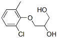 structure of CAS# 7149-83-9, 3-[(2-Chloro-6-Methylphenyl)Oxy]Propane-1,2-Diol;3-(2-Chloro-6-Methyl-Phenoxy)Propane-1,2-Diol;1,2-Propanediol, 3-((2-Chloro-6-Methylphenyl)Oxy)- (9Ci);1,2-Propanediol, 3-(6-Chloro-O-Tolyloxy)-