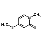 CAS 登录号：71506-86-0， 1-甲基-4-(甲硫基)-2(1H)-吡啶硫酮