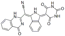 CAS#: 71552-60-8， alpha-[2,3-Dihydro-3-(Tetrahydro-2,4,6-Trioxo-5(2H)-Pyrimidinylidene)-1H-Isoindol-1-Ylidene]-1,4-Dihydro-4-Oxoquinazoline-2-Acetonitrile