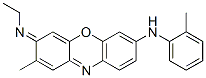 CAS 登录号：71566-76-2， 3-(乙基亚胺)-2-甲基-N-(o-甲苯基)-3H-吩恶嗪-7-胺