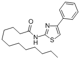 CAS#: 71576-02-8， N-(4-Phenyl-2-Thiazolyl)Dodecanamide