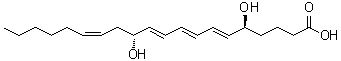 CAS 登录号：71652-82-9， (5S,6E,8E,10E,12R,14Z)-5,12-二羟基-6,8,10,14-二十碳四烯酸