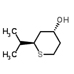 CAS#: 71747-29-0， (2R,4R)-2-Isopropyltetrahydro-2H-thiopyran-4-ol