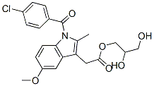 CAS#: 71848-87-8， 1-(4-Chlorobenzoyl)-5-Methoxy-2-Methyl-1H-Indole-3-Acetic Acid 2,3-Dihydroxypropyl Ester