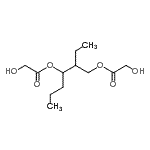 CAS 登录号：71849-92-8， 2-乙基-3-(羟基乙酰基氧基)己基乙醇酸酯