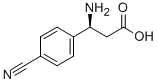 structure of CAS# 718596-77-1, (S)-3-Amino-3-(4-Cyano-Phenyl)-Propionic Acid