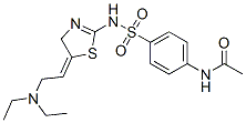 CAS 登录号：71933-33-0， N-[4-[[(5E)-5-(2-二乙基氨基亚乙基)-4H-1,3-噻唑-2-基]氨基磺酰基]苯基]乙酰胺